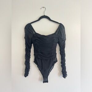 Princess Polly Delany Bodysuit Black